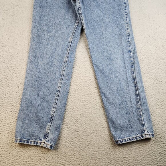 Y2K 90's Arizona Jeans Men's 33x31 Blue Relaxed Fit Straight Leg Stonewash Denim - Picture 10 of 13